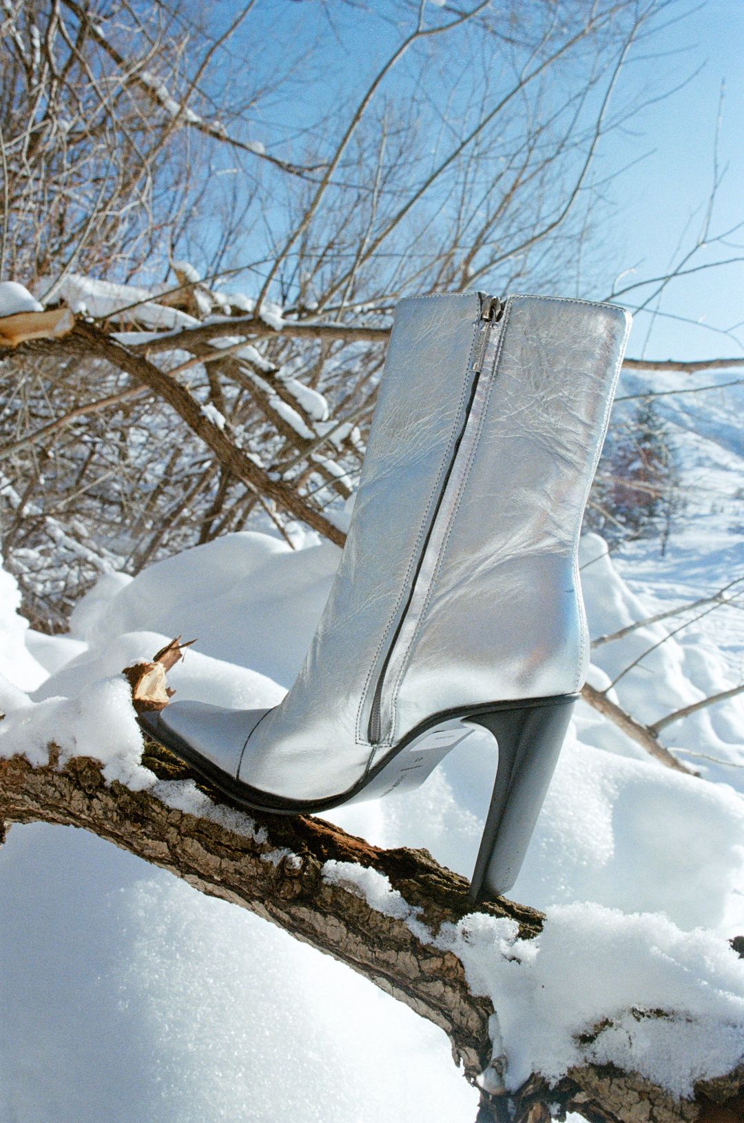 DITA BOOT - SHINY SILVER #5