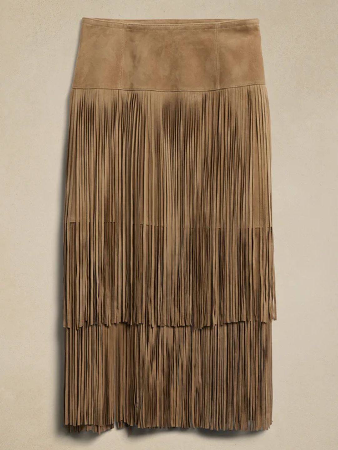 Sevilla Suede Fringe Skirt