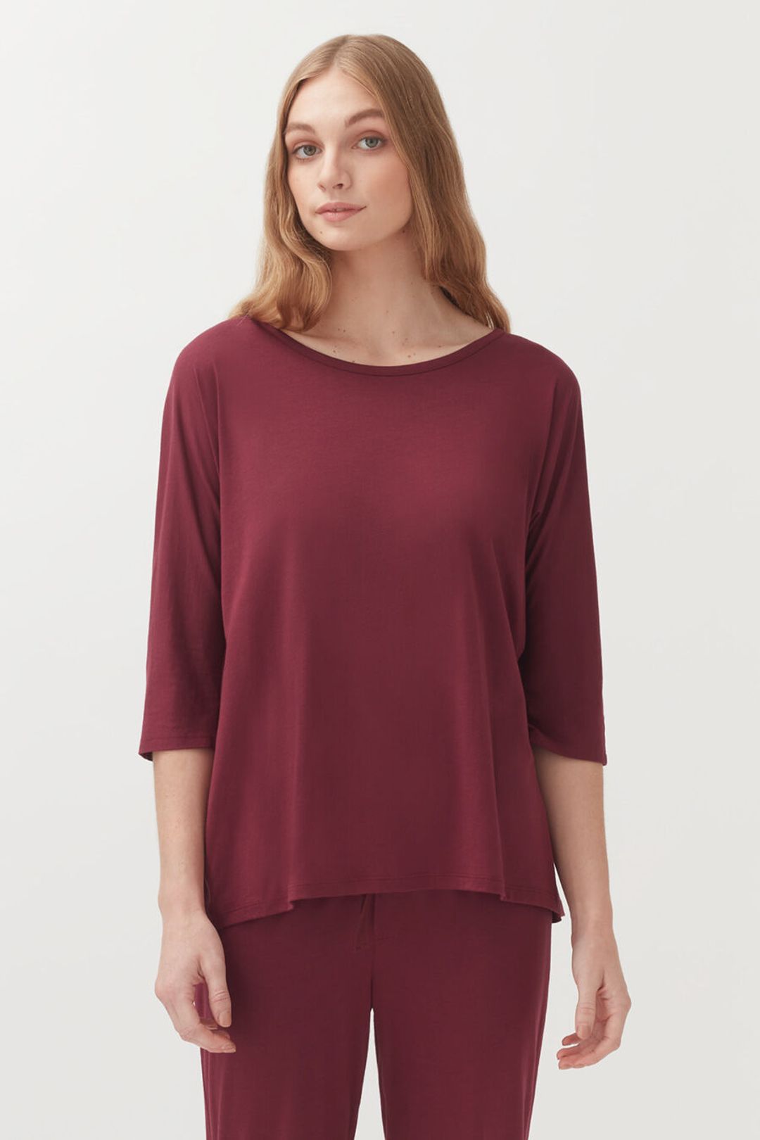 Pima Drape-Back Top #16