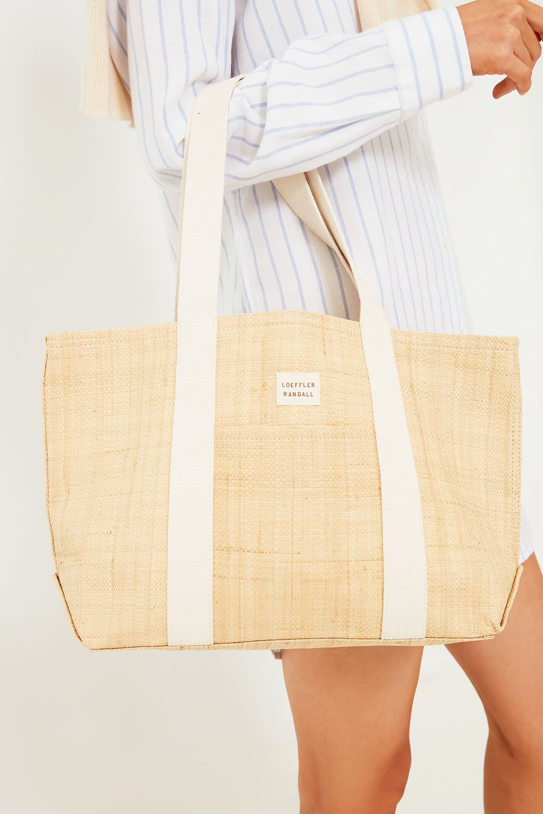 Natural Raffia Bennett Tote