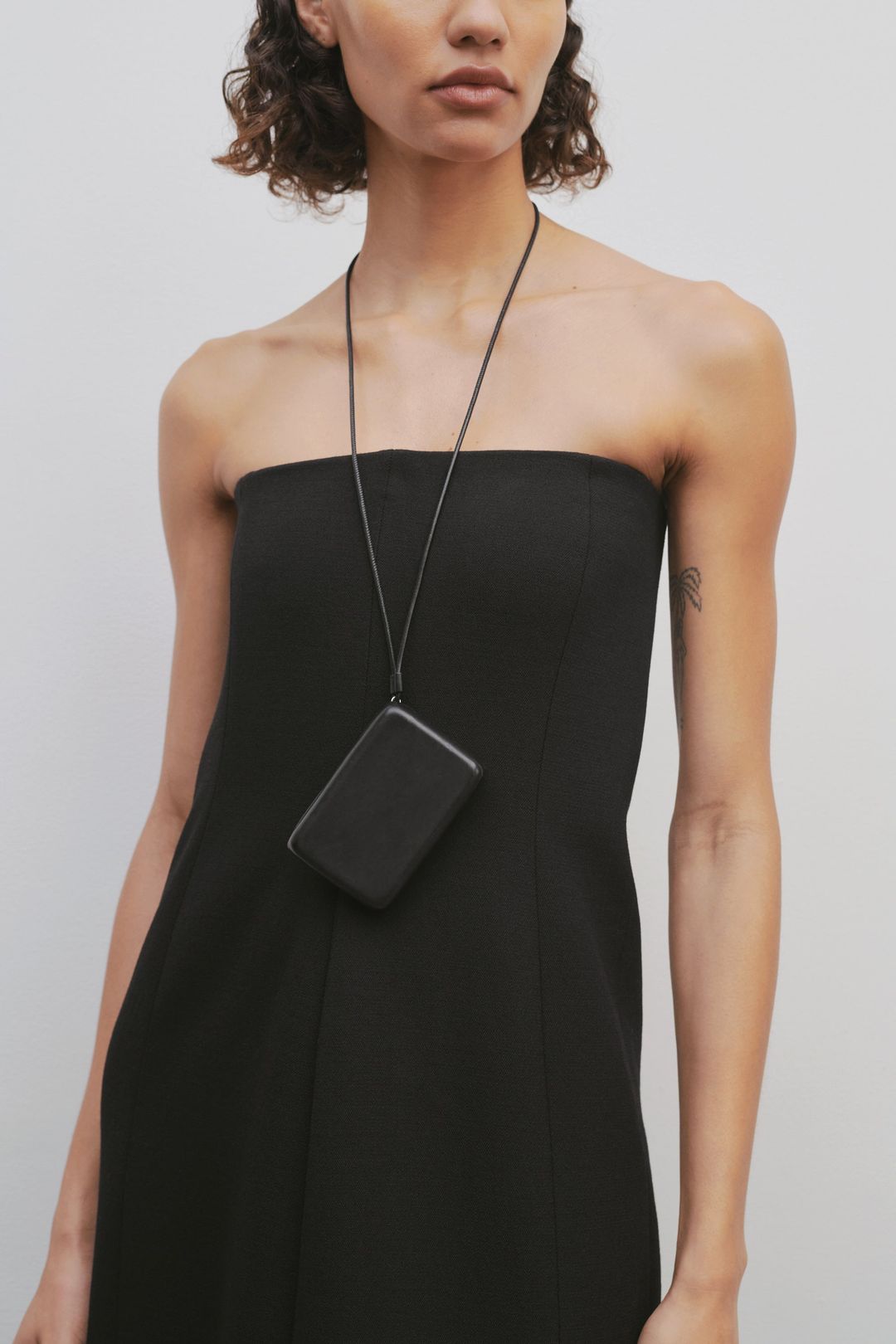 CC Holder Necklace in Leather #3