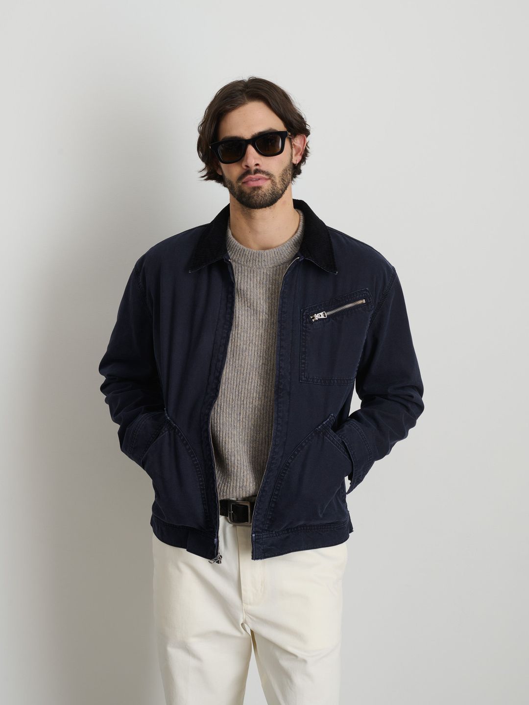 Miller Zip Jacket in Canvas