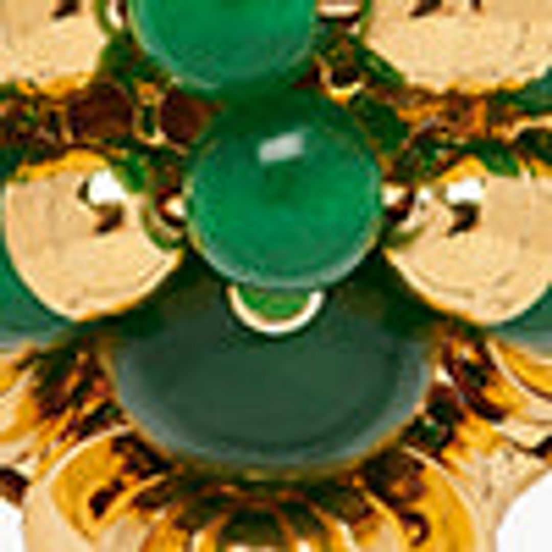 Lucille Earring in Brass #3