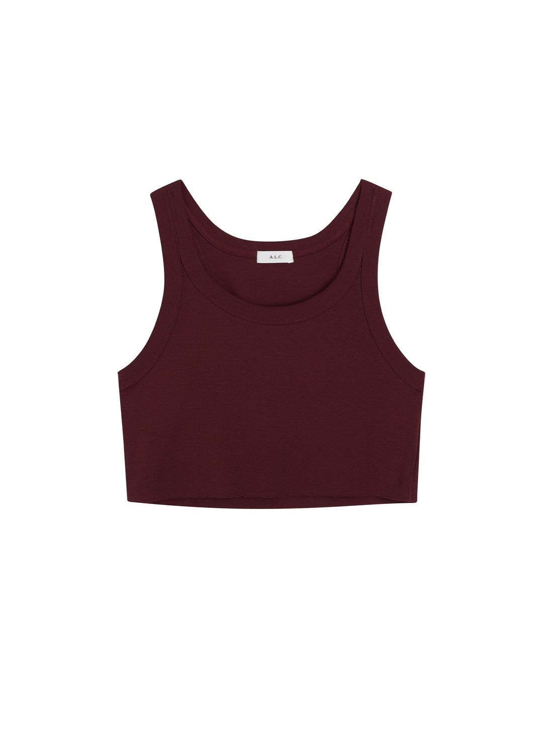 Halsey Cropped Cotton Rib Tank #6
