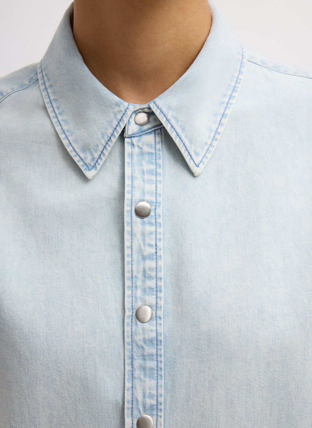Charlie Men's Slim Denim Shirt #4