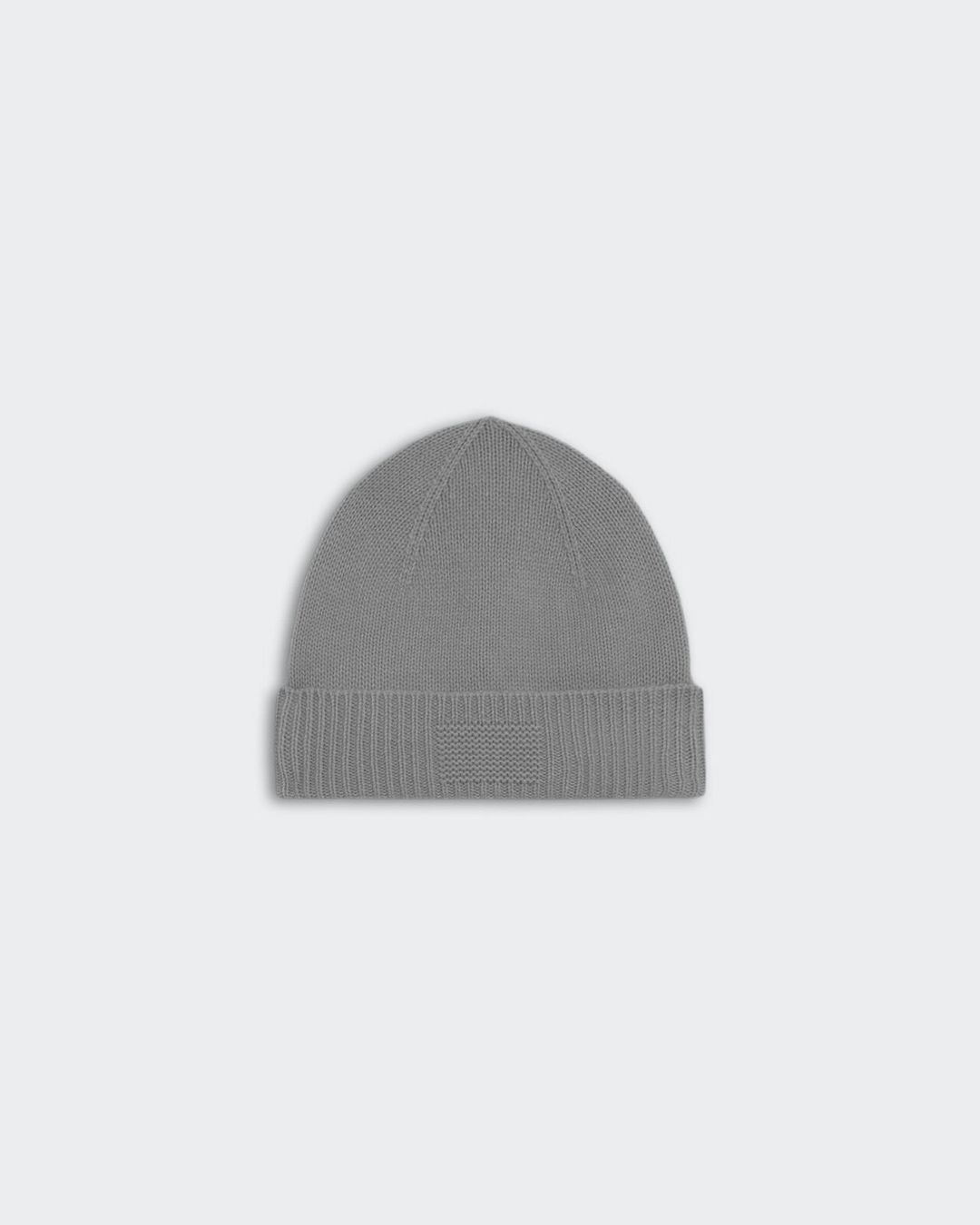 Rib Cuff Beanie - Heather Grey