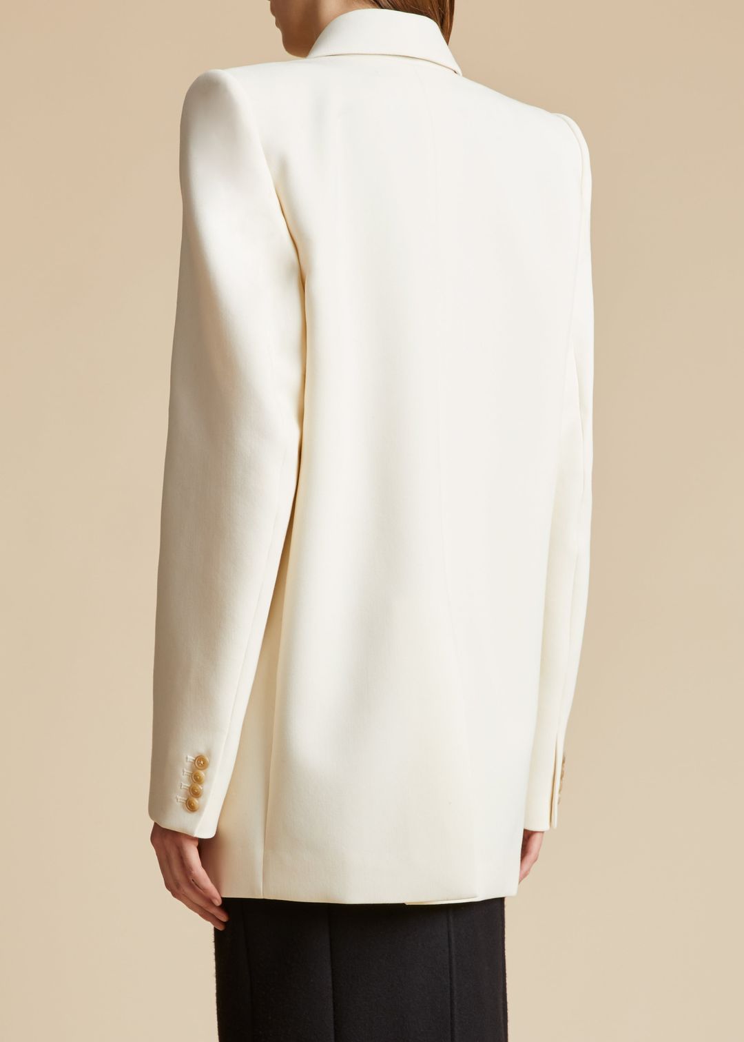 The Isaline Blazer in Chalk #3
