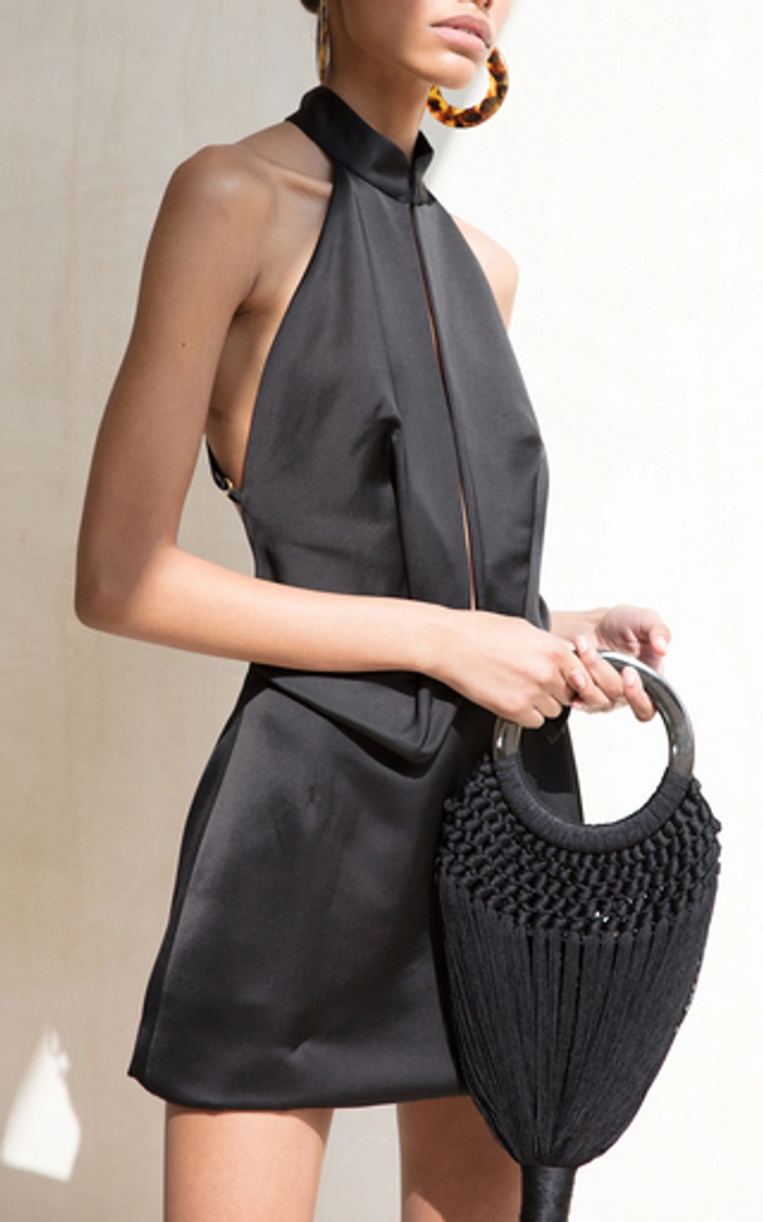 Small Angelou Tassel Bag - Black #7