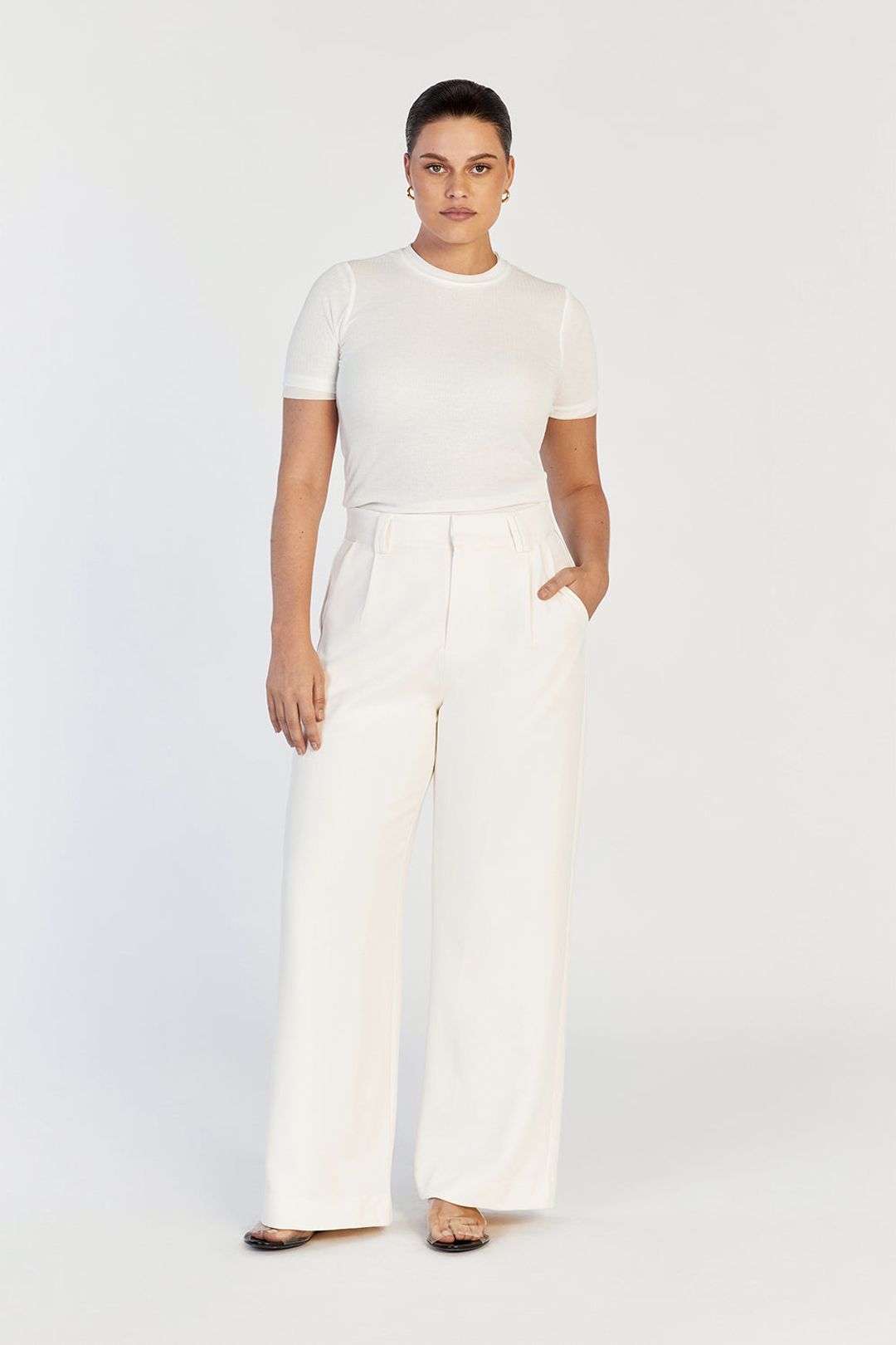 JUDE CREAM DOUBLE LAYER BABY TEE #7