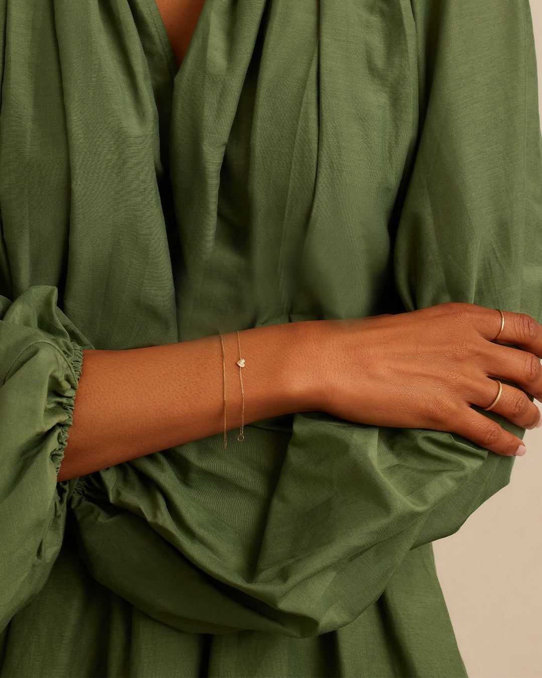 Diamond Vintage Heart Bracelet #3