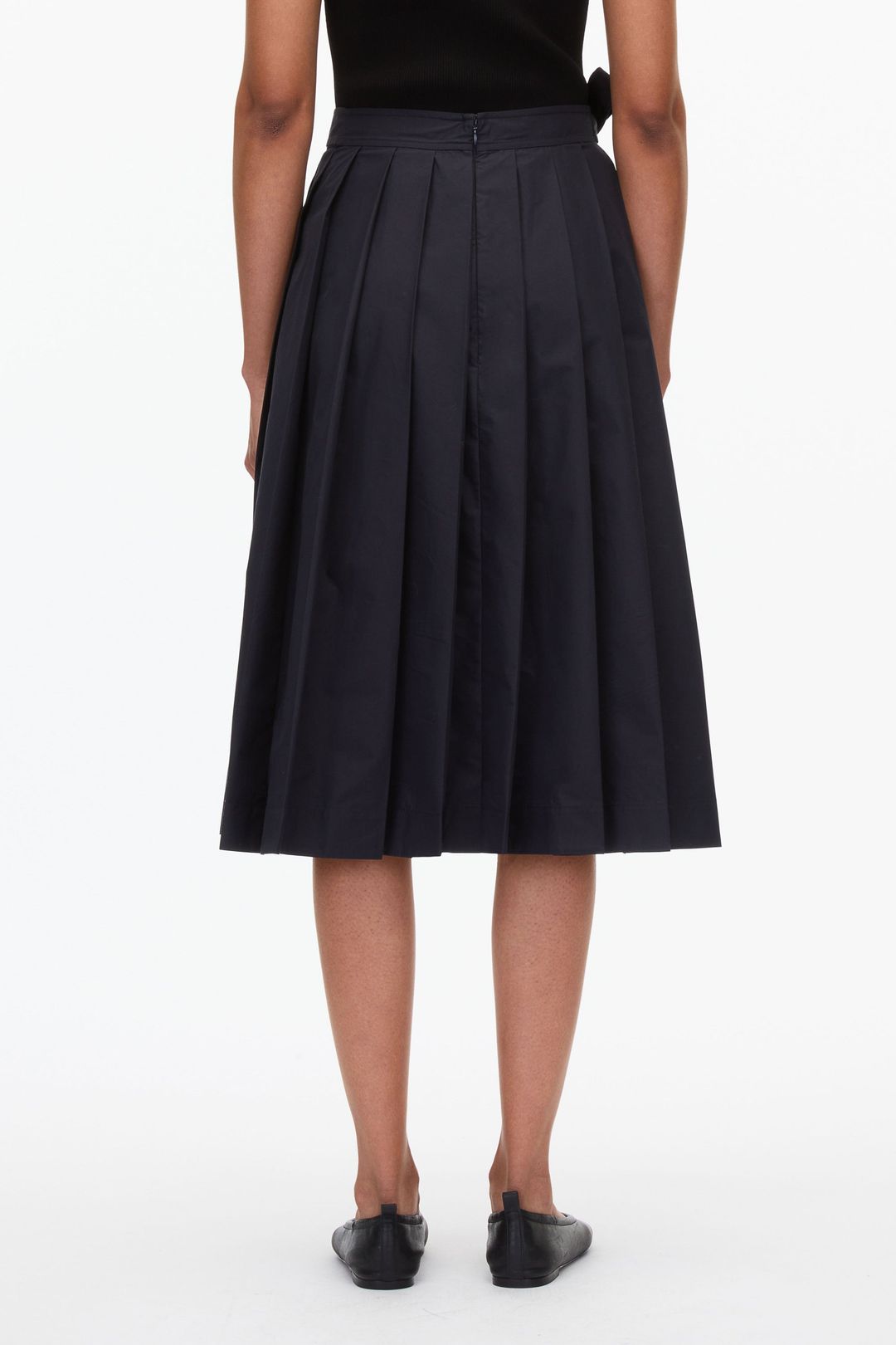 Knife Pleat Belted Skirt #10