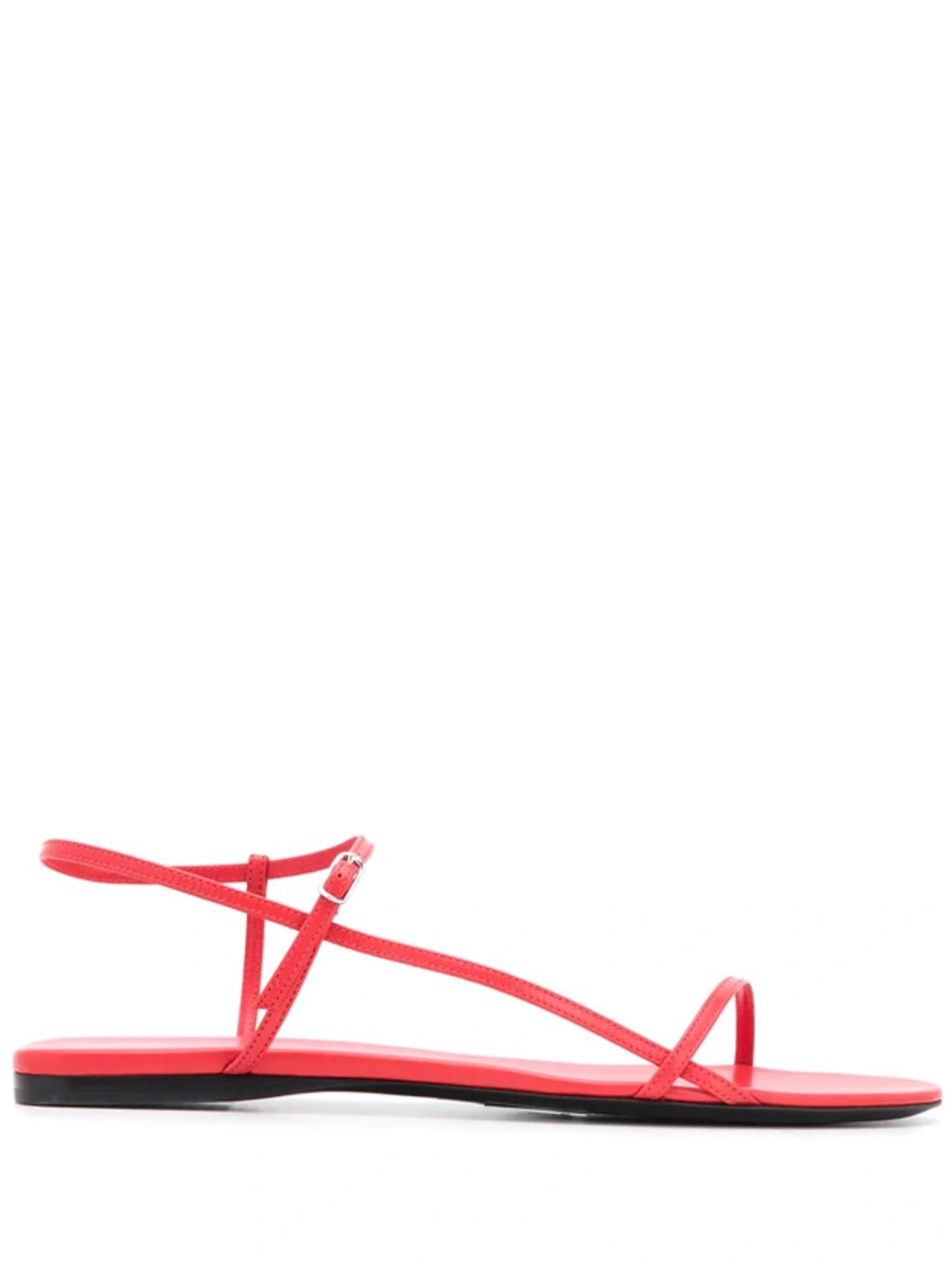Bare Strappy Sandals In Red