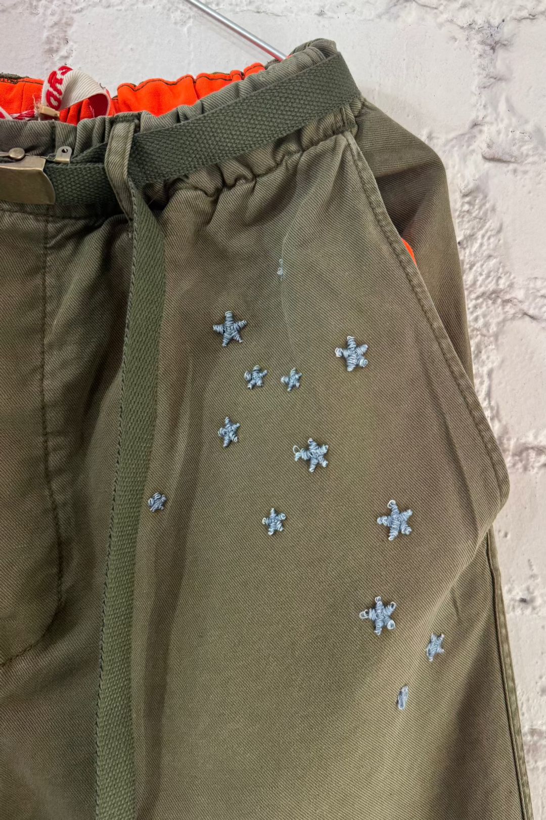 P78 Comfort - Ltd. Edition - Linen/Cotton Japan Twill Stars Embroidery Army