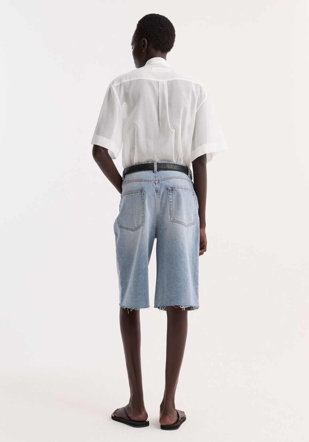 Embroidered muslin shirt | optic white #5