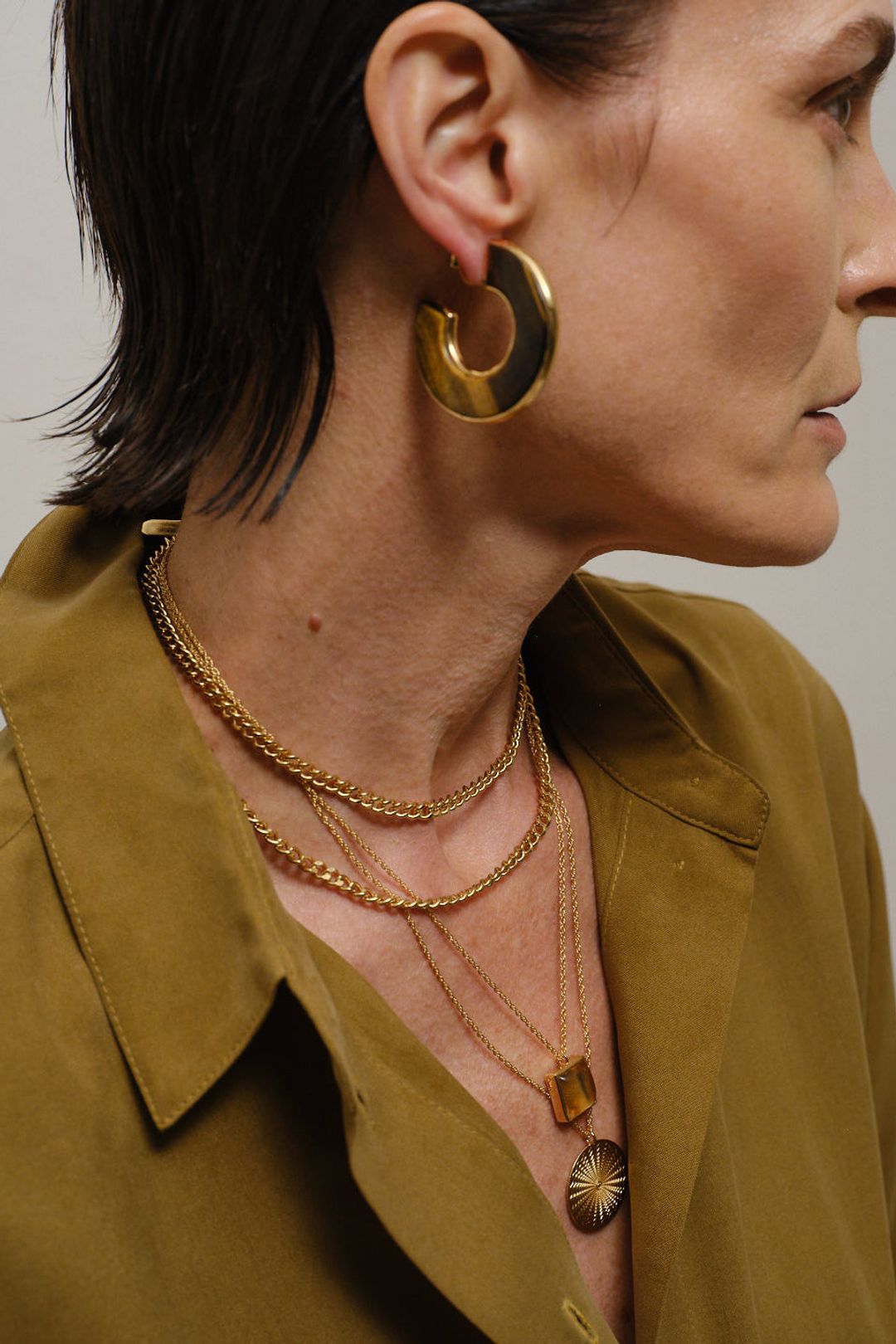 The Stone Hoop in Tiger's Eye