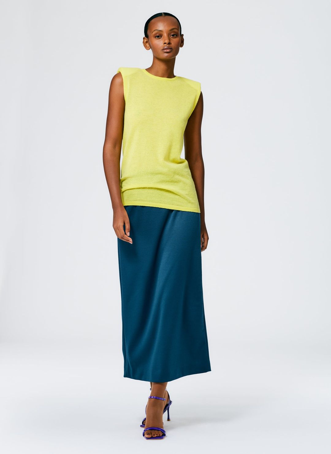 Skinlike Mercerized Wool Tube Tank #5