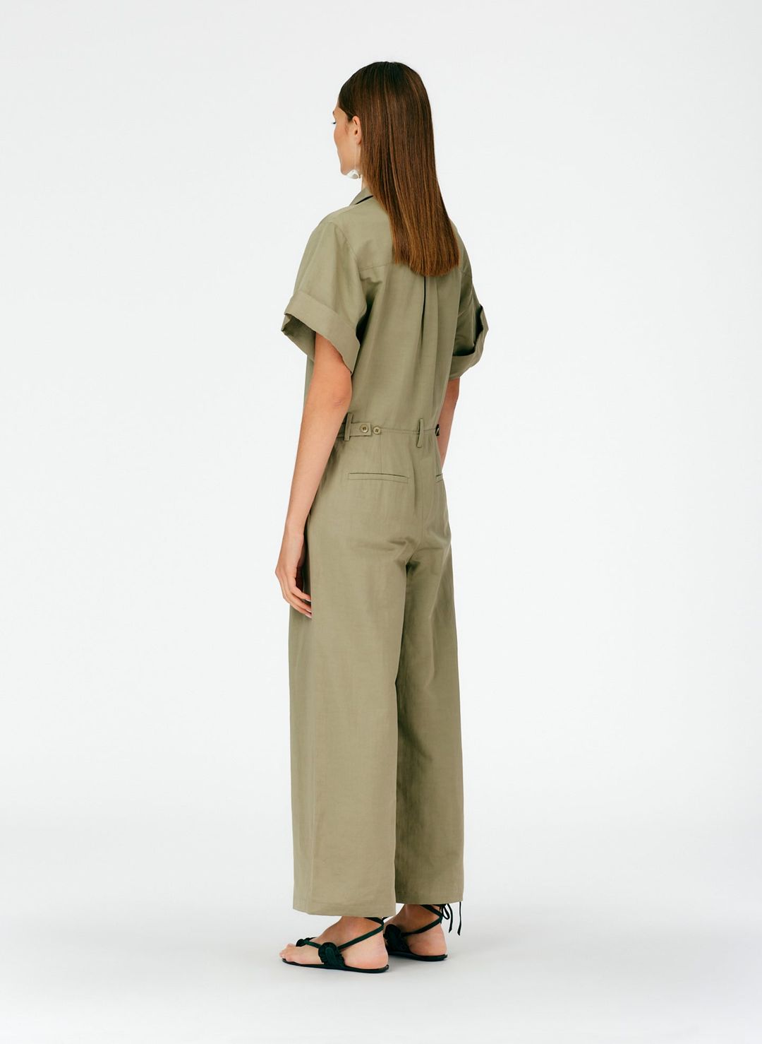 Cotton Linen Sateen Jumpsuit #15