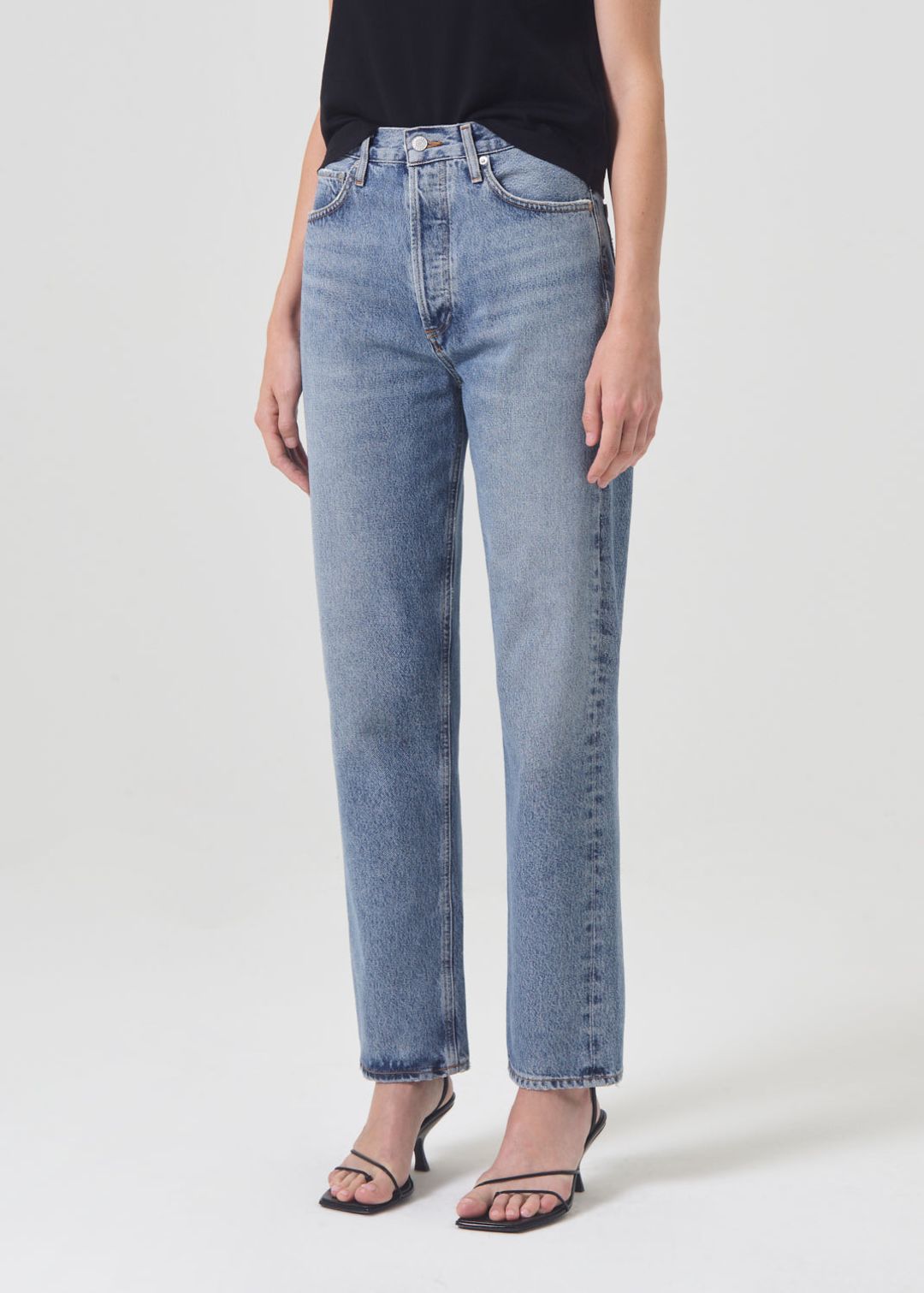 90's Pinch Waist High Rise Straight in Navigate #4