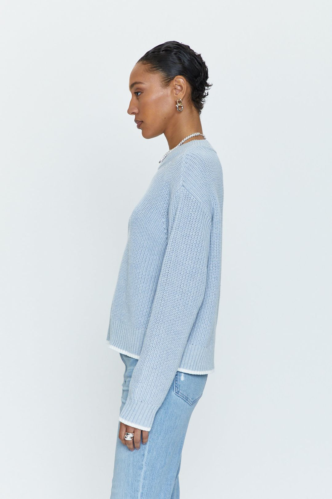 Ren All Day Sweater - Light Blue