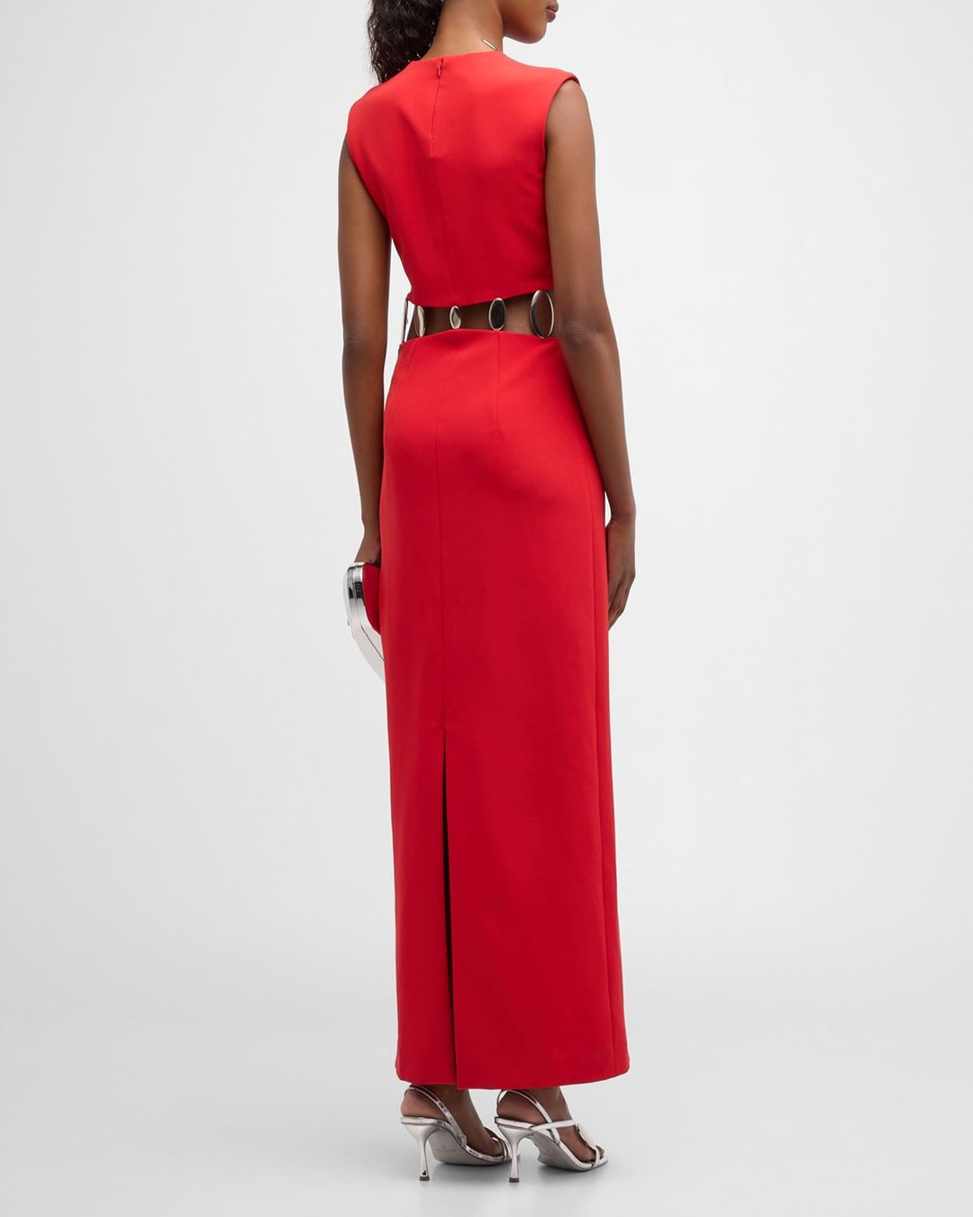 Isadora cutout embelllished crepe gown #6