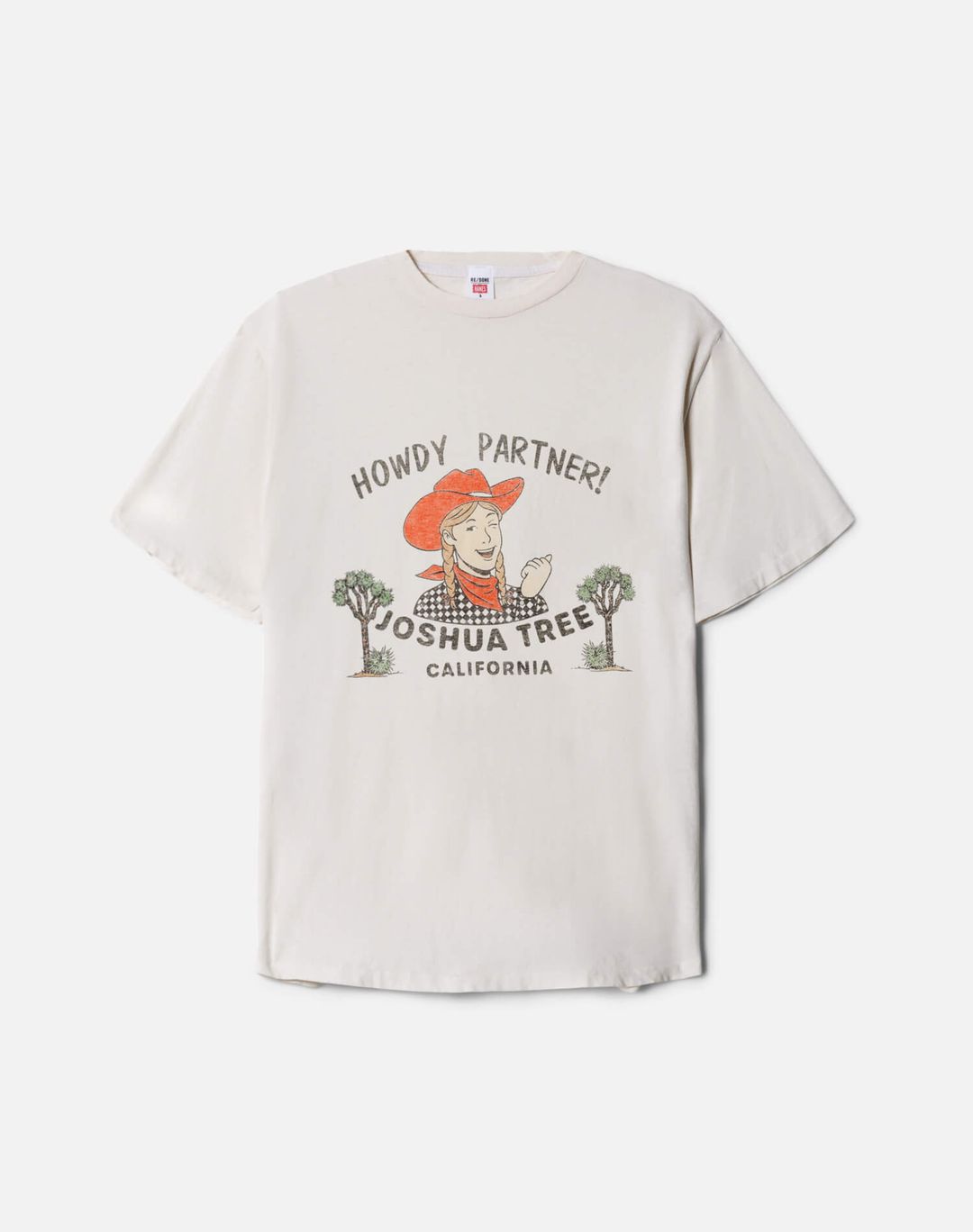 Boyfriend "Joshua Tree" Tee - Vintage White