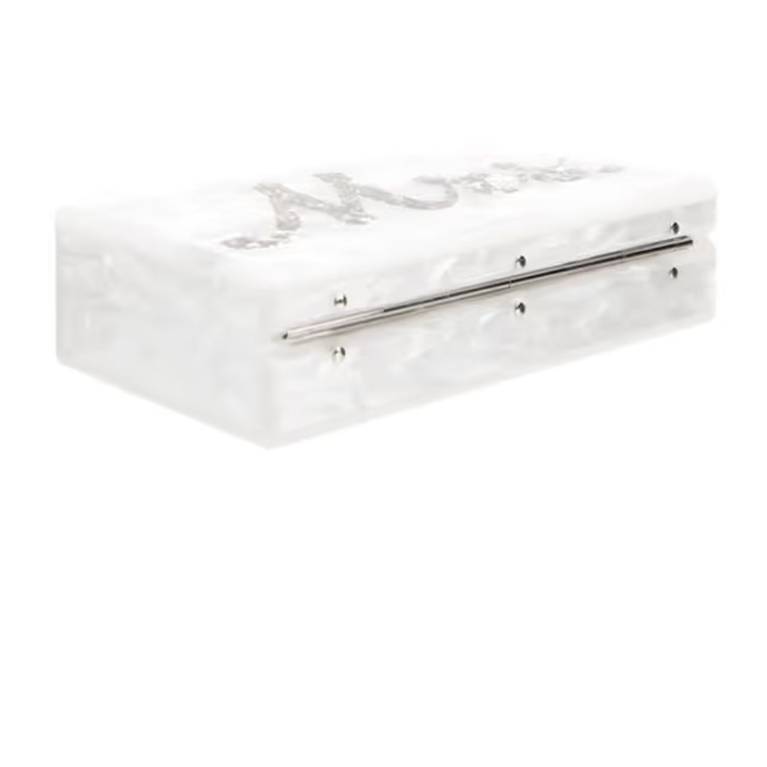 Mrs. Acrylic Shoulder/Clutch Bag Bridal #4