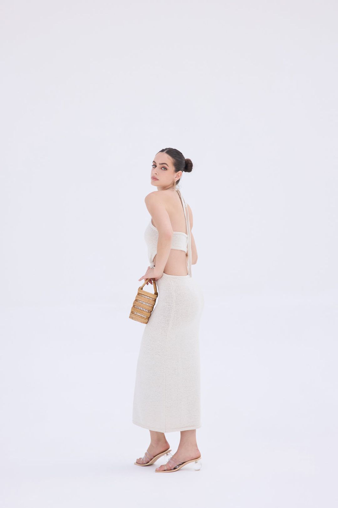 CAMERON KNIT DRESS - OFF WHITE #4