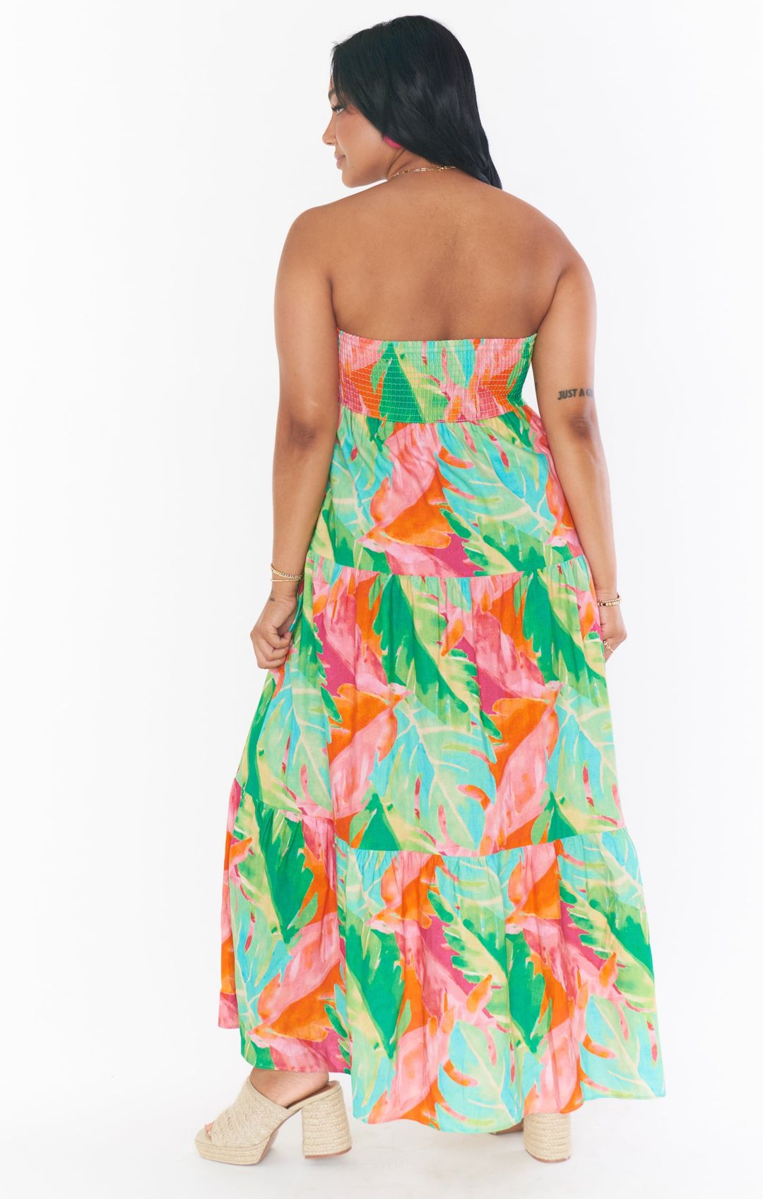 Melody Maxi Skirt ~ Tropics Palm #7