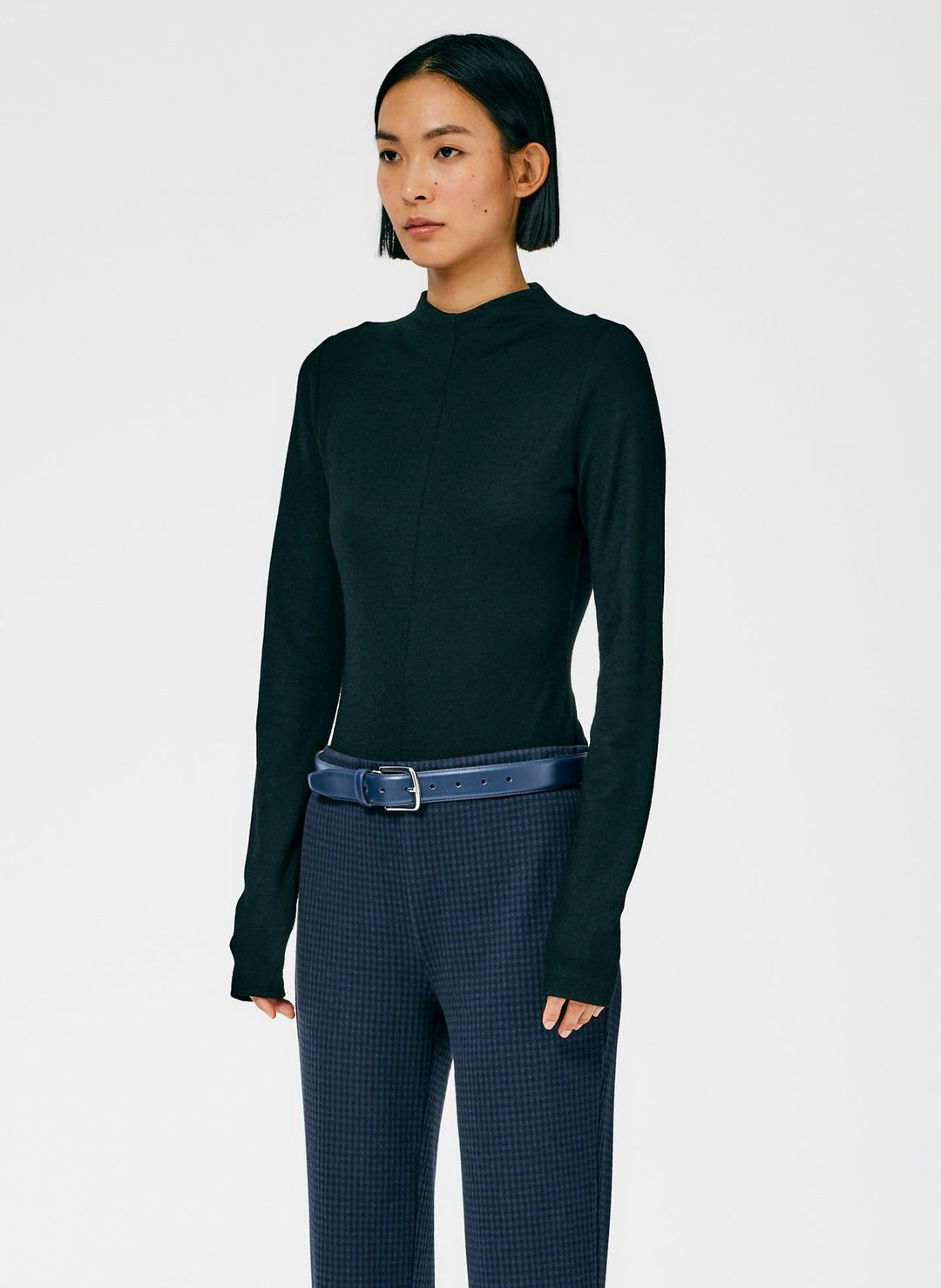 Wool Jersey Funnelneck Bodysuit #3