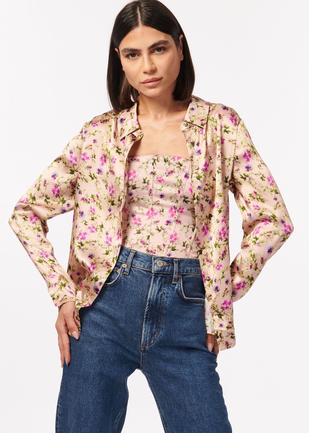 Tamara Corset Bodysuit Spring Geranium #3