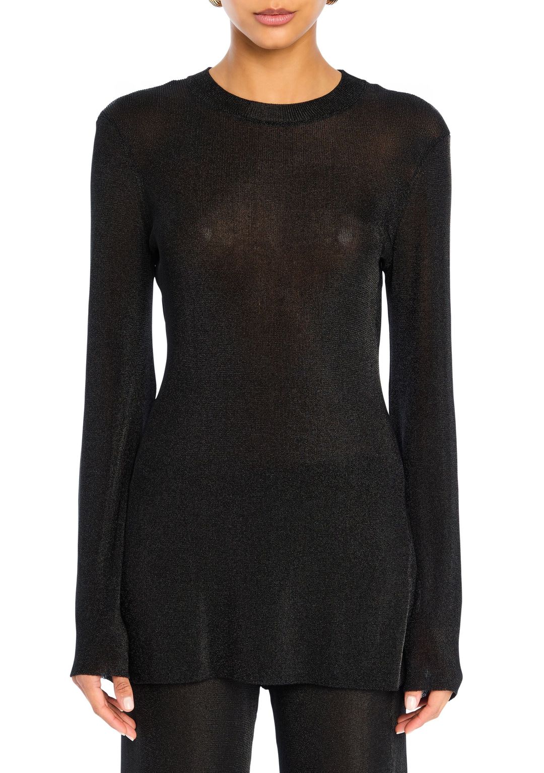 Ines Metallic Knit Top