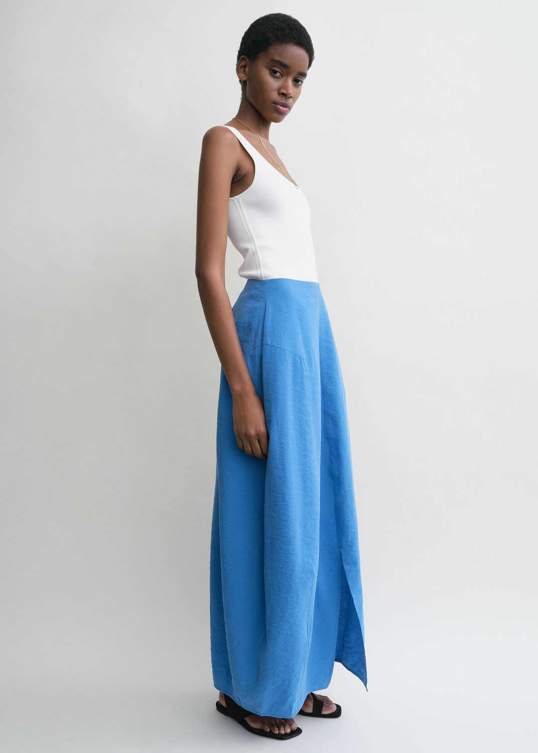 Parachute skirt cobalt #3
