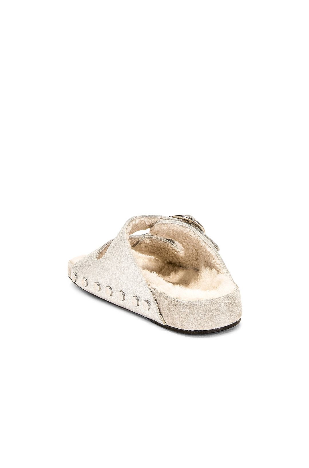 Lennyo Shearling Sandal #3