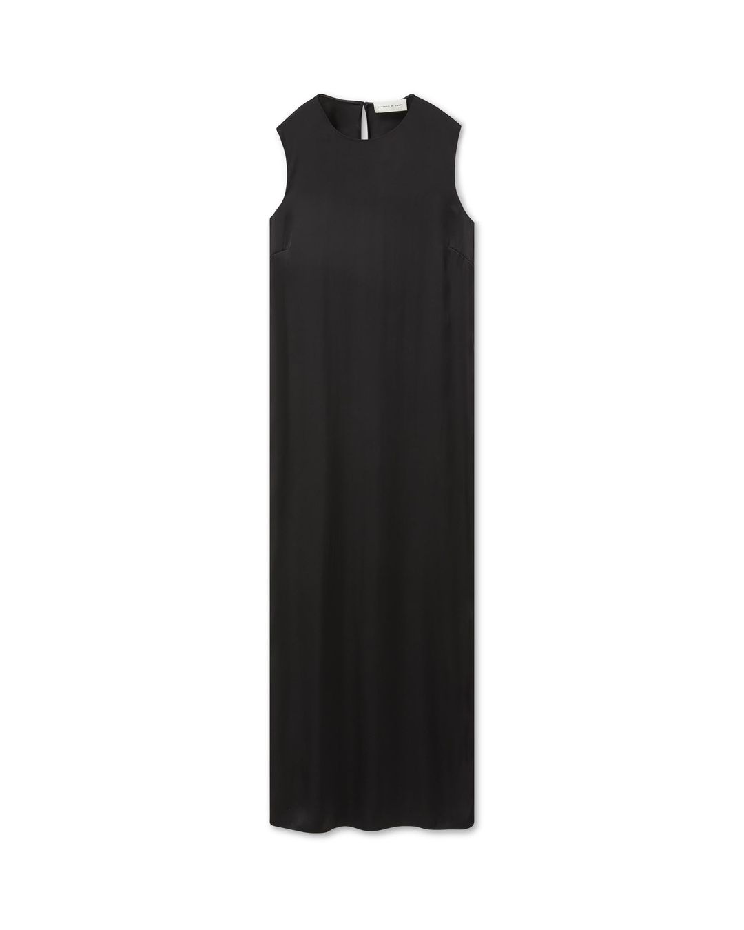 Alessia Dress in Washed Silk- Black #4