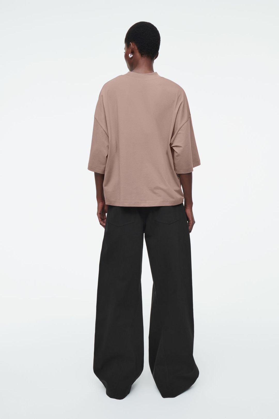 BOXY MOCK-NECK T-SHIRT #3