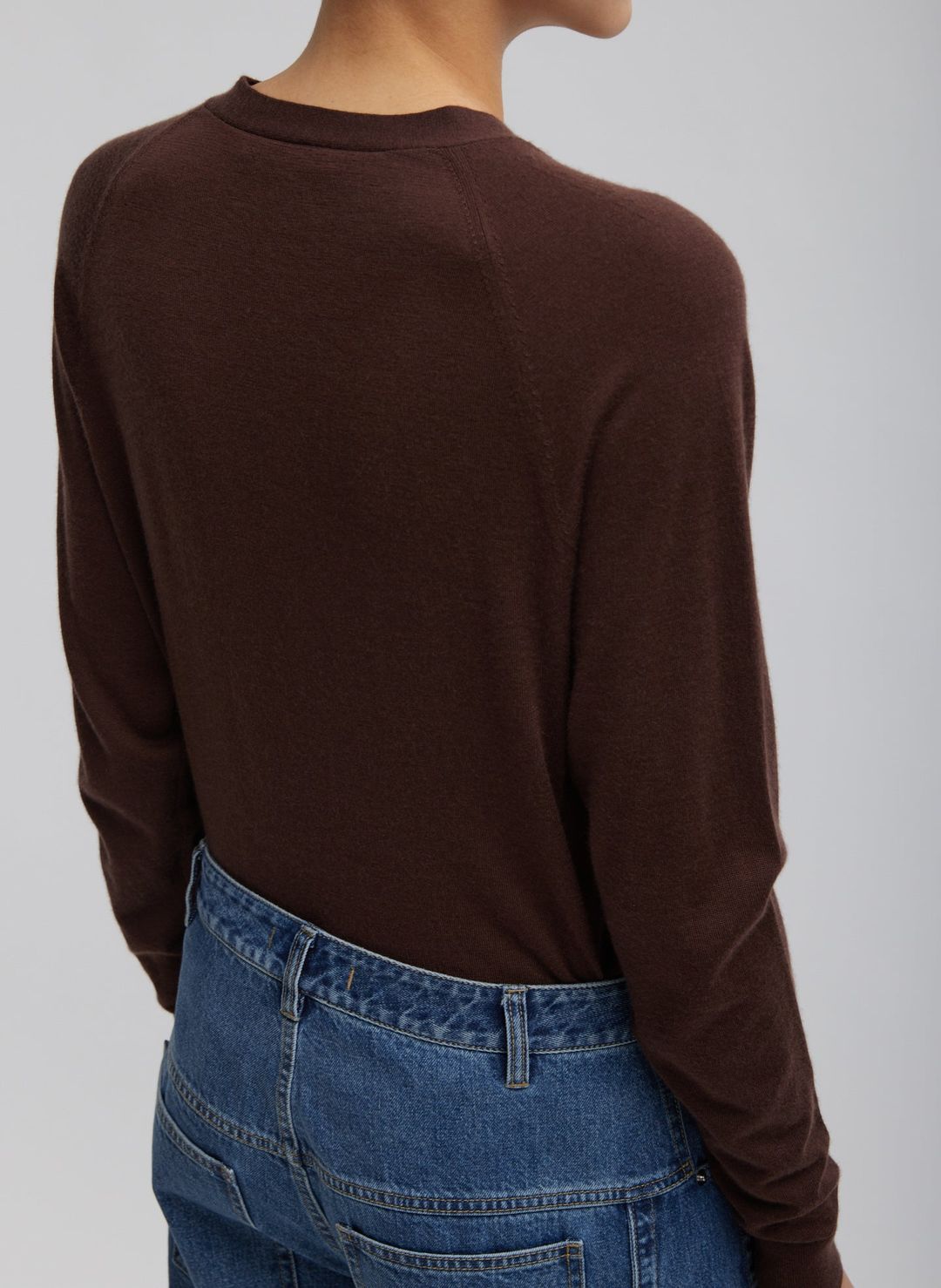 Cashmere Silk Blend Slim Cardigan