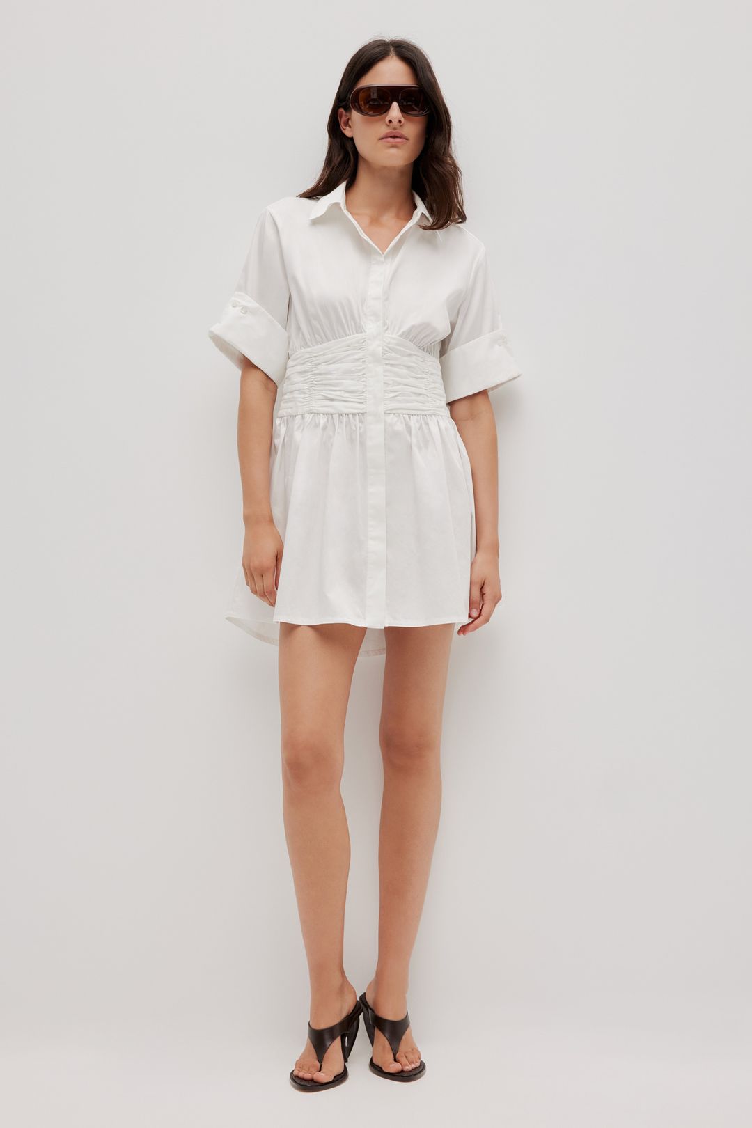 Laure Mini Shirt Dress