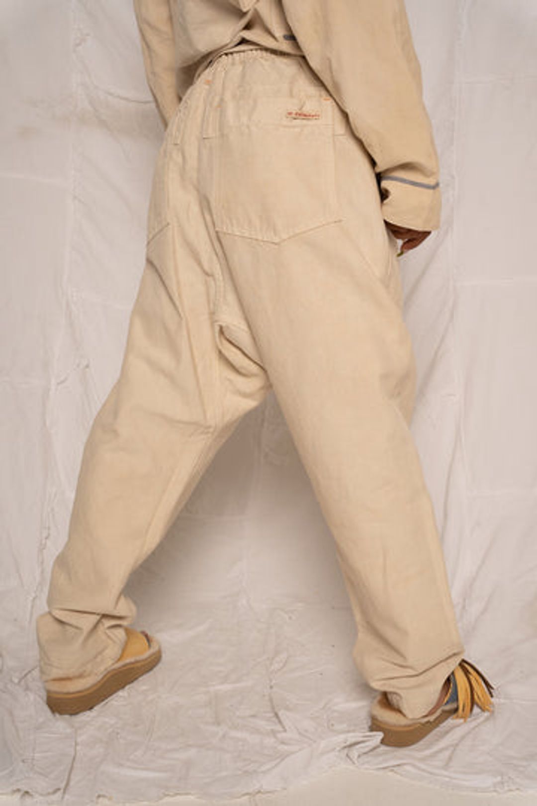 P63 Fatigue Military Hemp/Organic Cotton Uneven Dye Stone #9