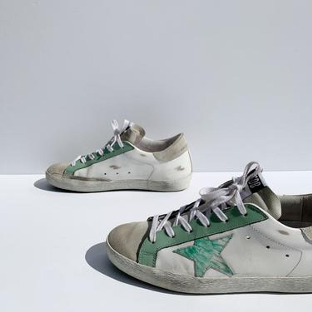 Marble Super Star Sneakers in Mint