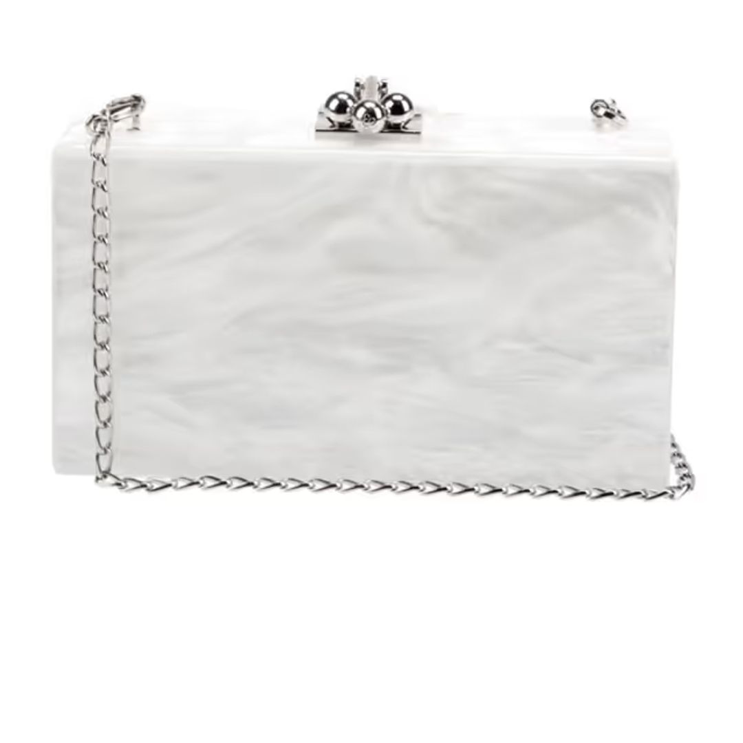 Mrs. Acrylic Shoulder/Clutch Bag Bridal #5