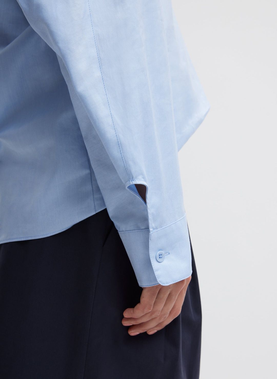 Oxford Shirting Hooded Shirt #2