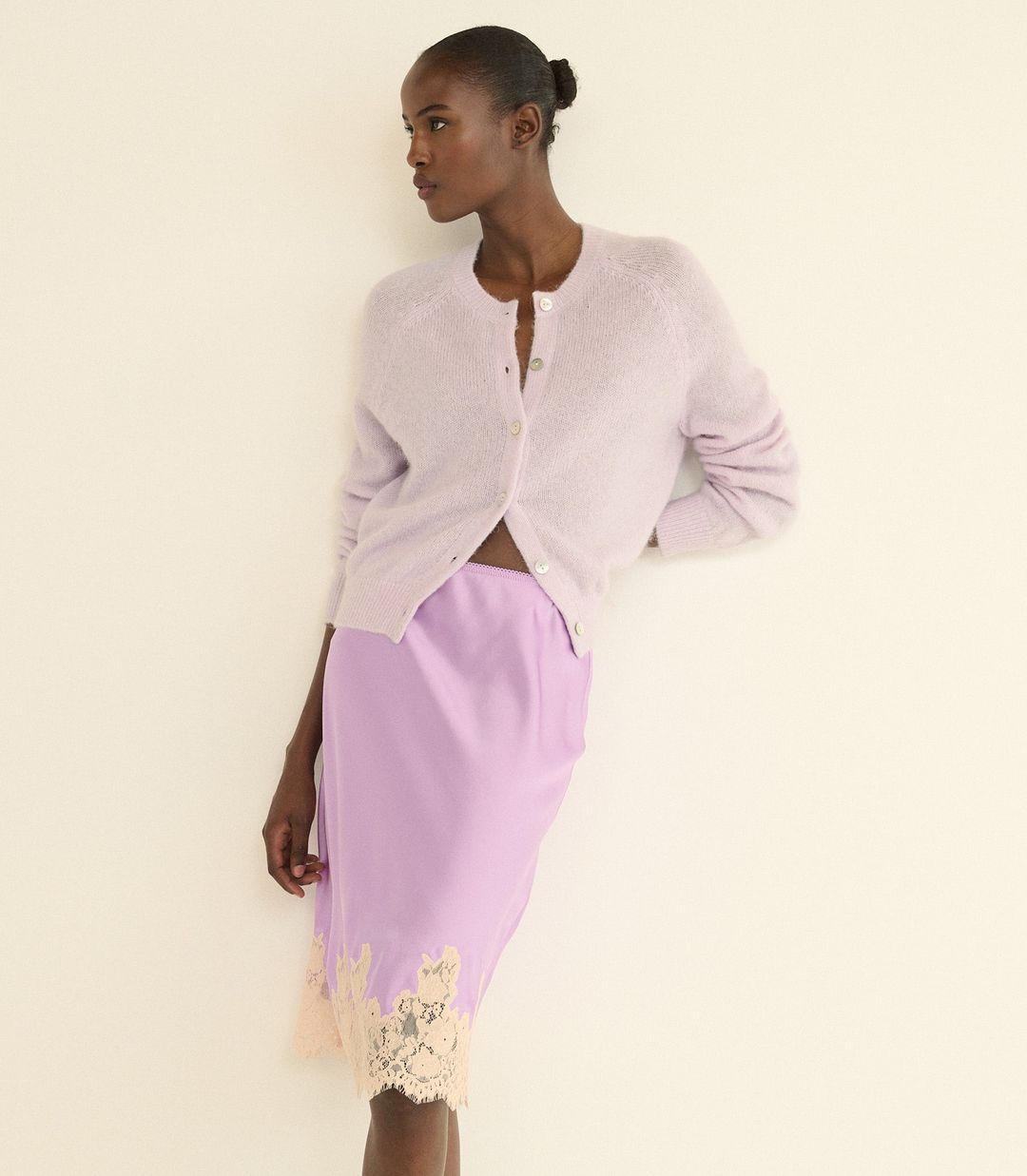 PETRA CARDIGAN -- VIOLET THISTLE #20