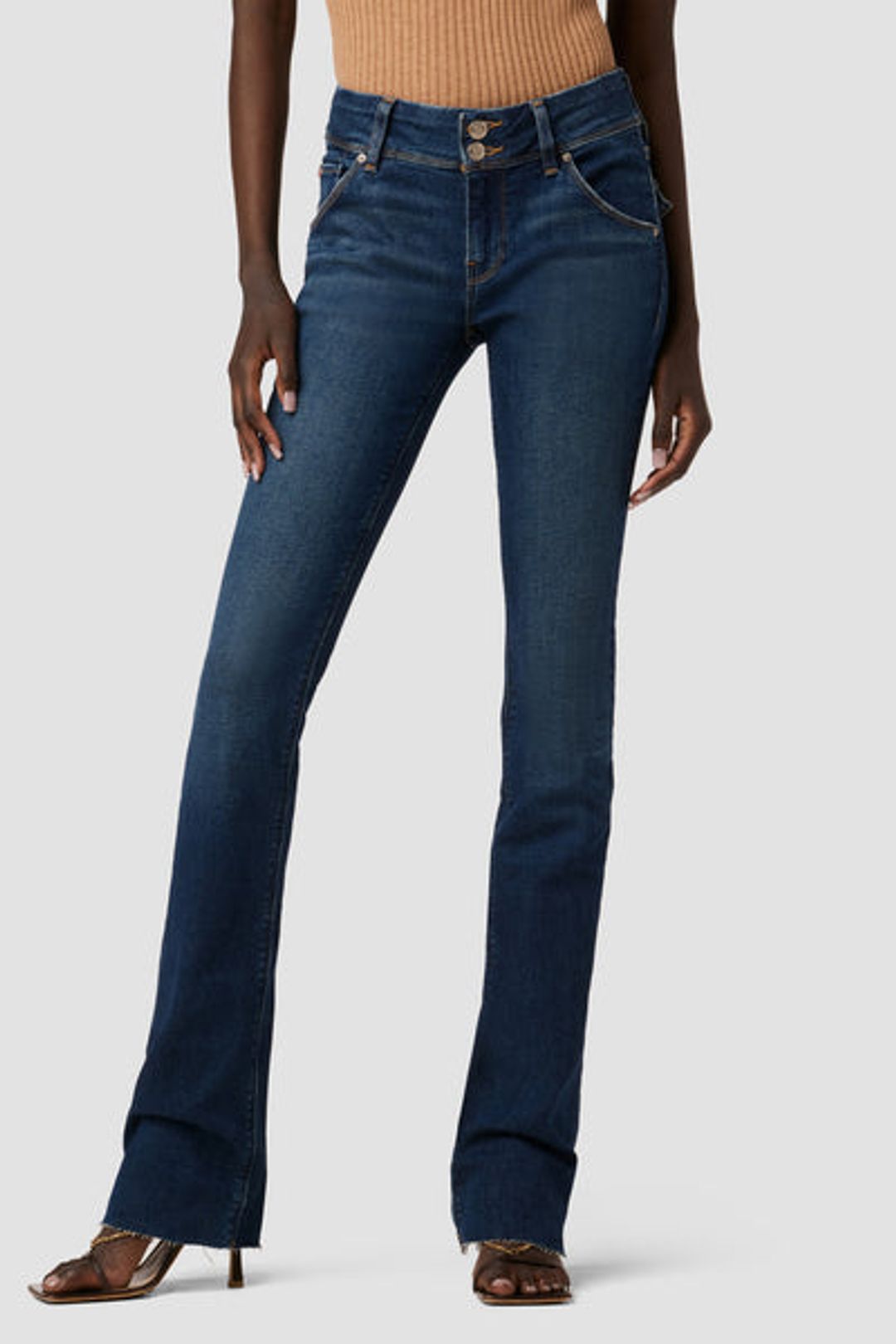 Beth Mid-Rise Baby Bootcut Jean