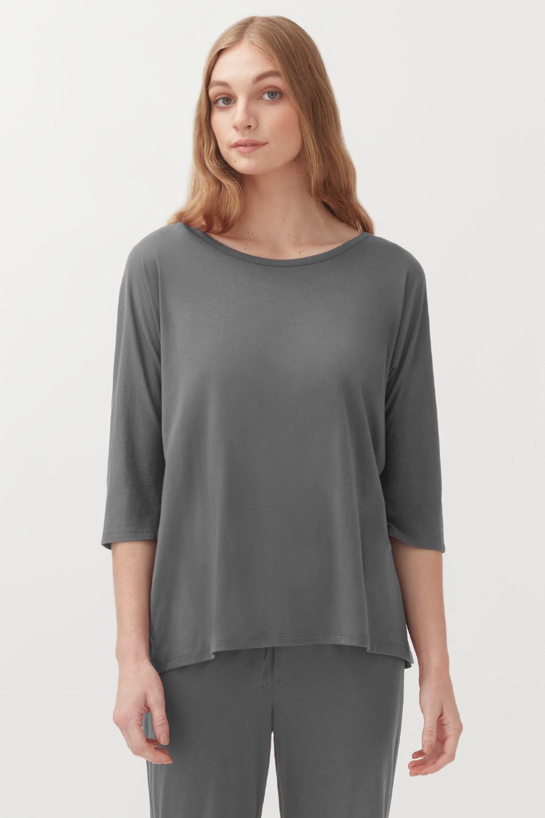 Pima Drape-Back Top #23
