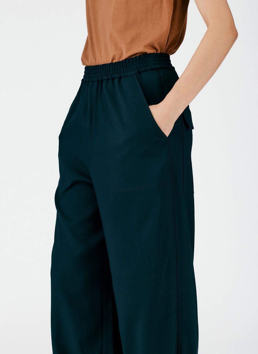 Chalky Drape Plashet Jogger - Long #6
