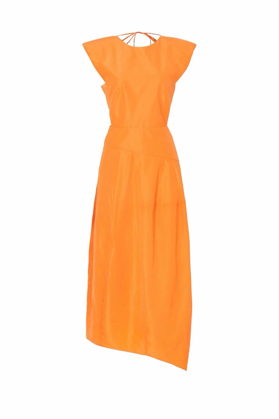 Italian Sporty Nylon Sleeveless Balloon Dress