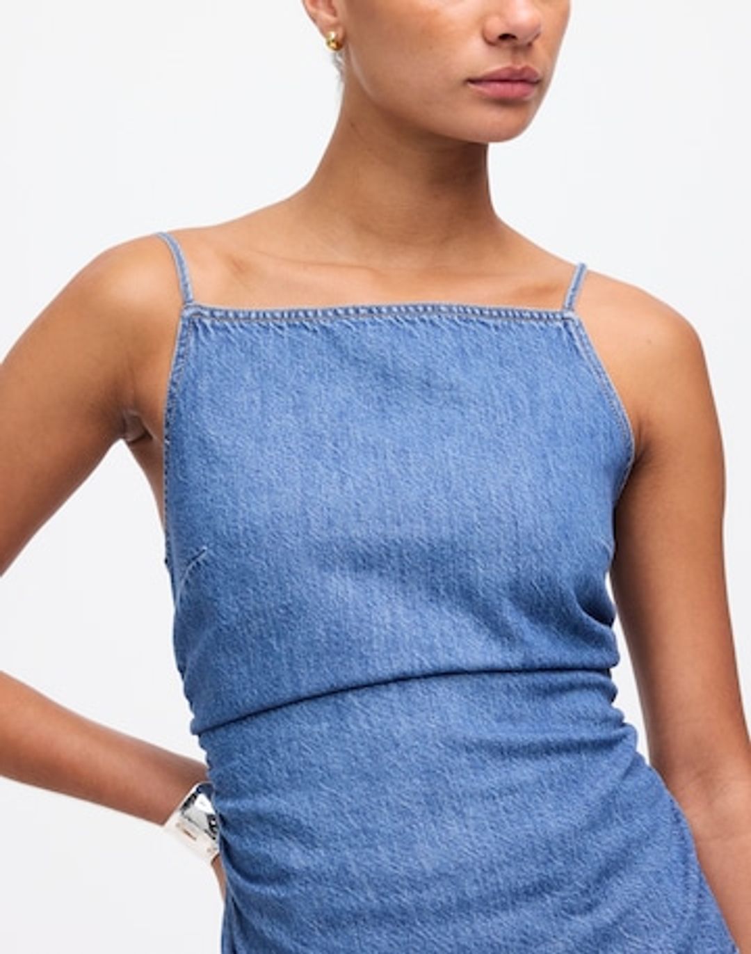 ruched squareneck tank #5