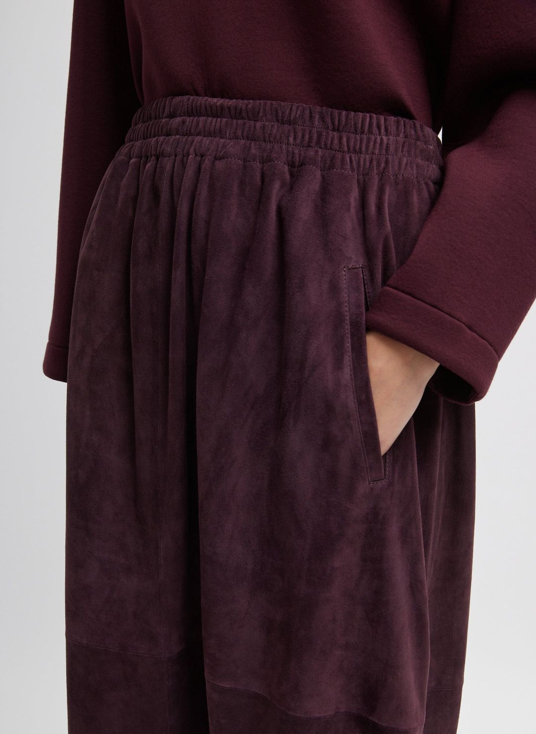 Cassiterite Suede Pull On Full Skirt #7