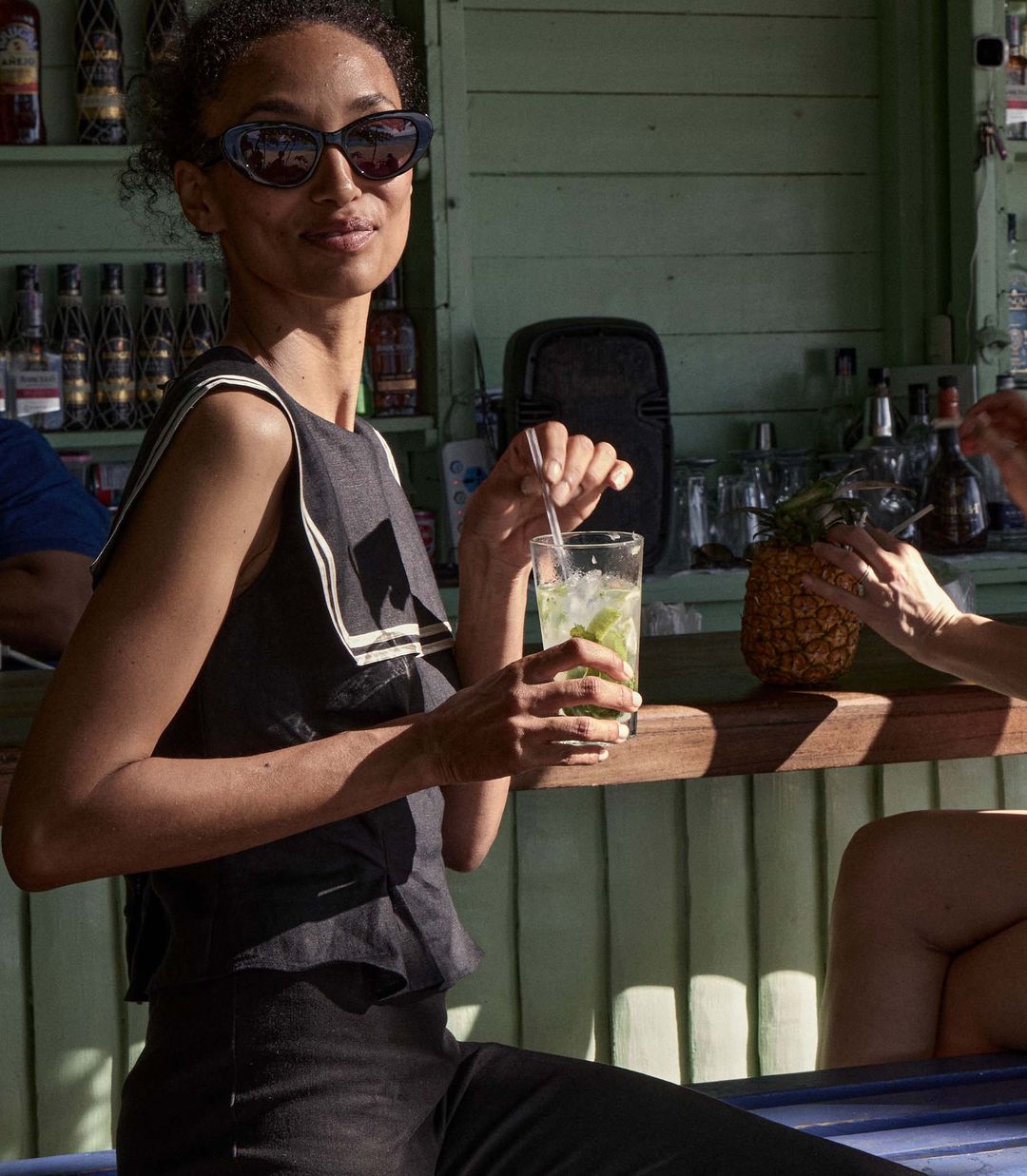 MARGIE TOP -- BLACK #13