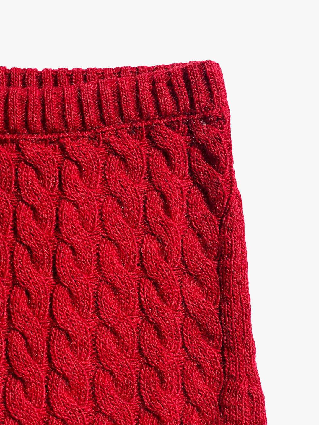 Blake Tricot Skirt - Red #4